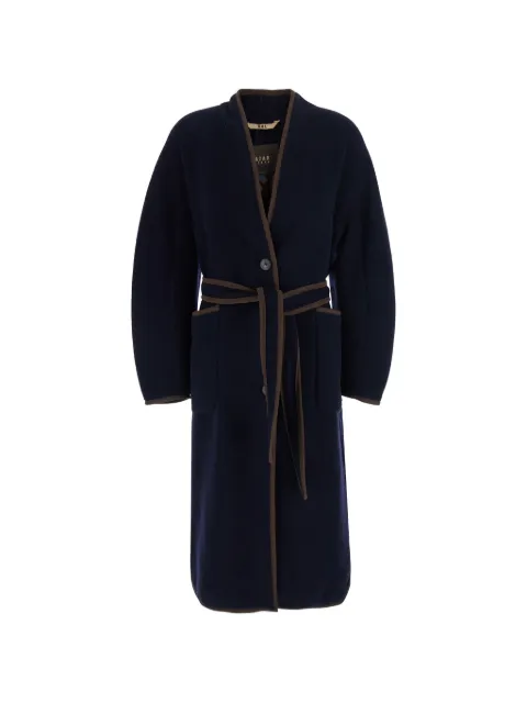 Bazar Deluxe embroidered belted coat