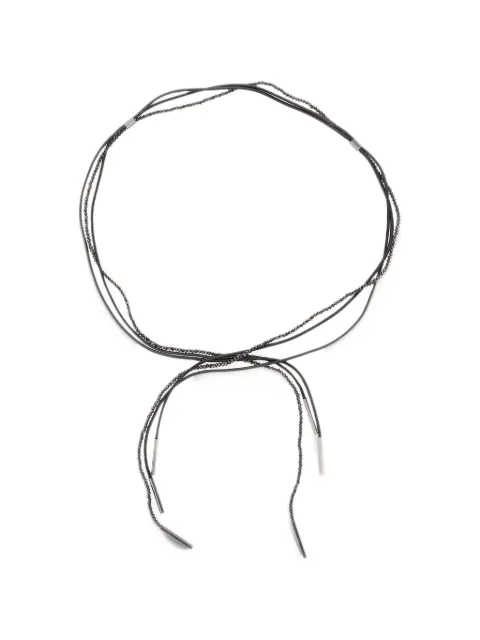 Antonelli Skye bead-embellished self-tie belt