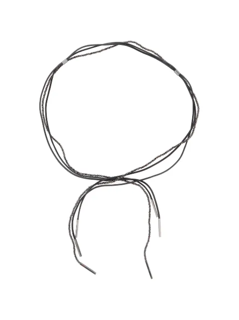 Antonelli Skye bead-embellished self-tie belt