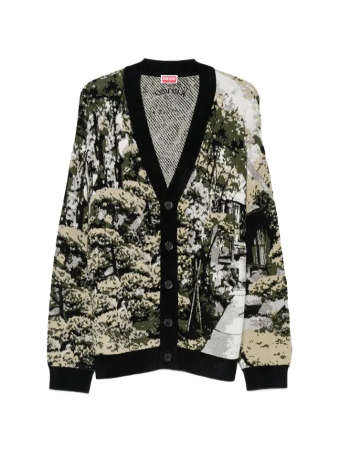 Kenzo Japanese Garden V-neck cardigan
