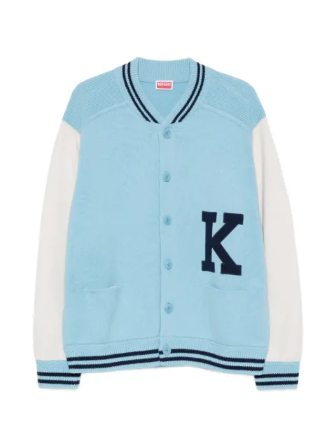 Kenzo Varsity logo-embroidered cardigan