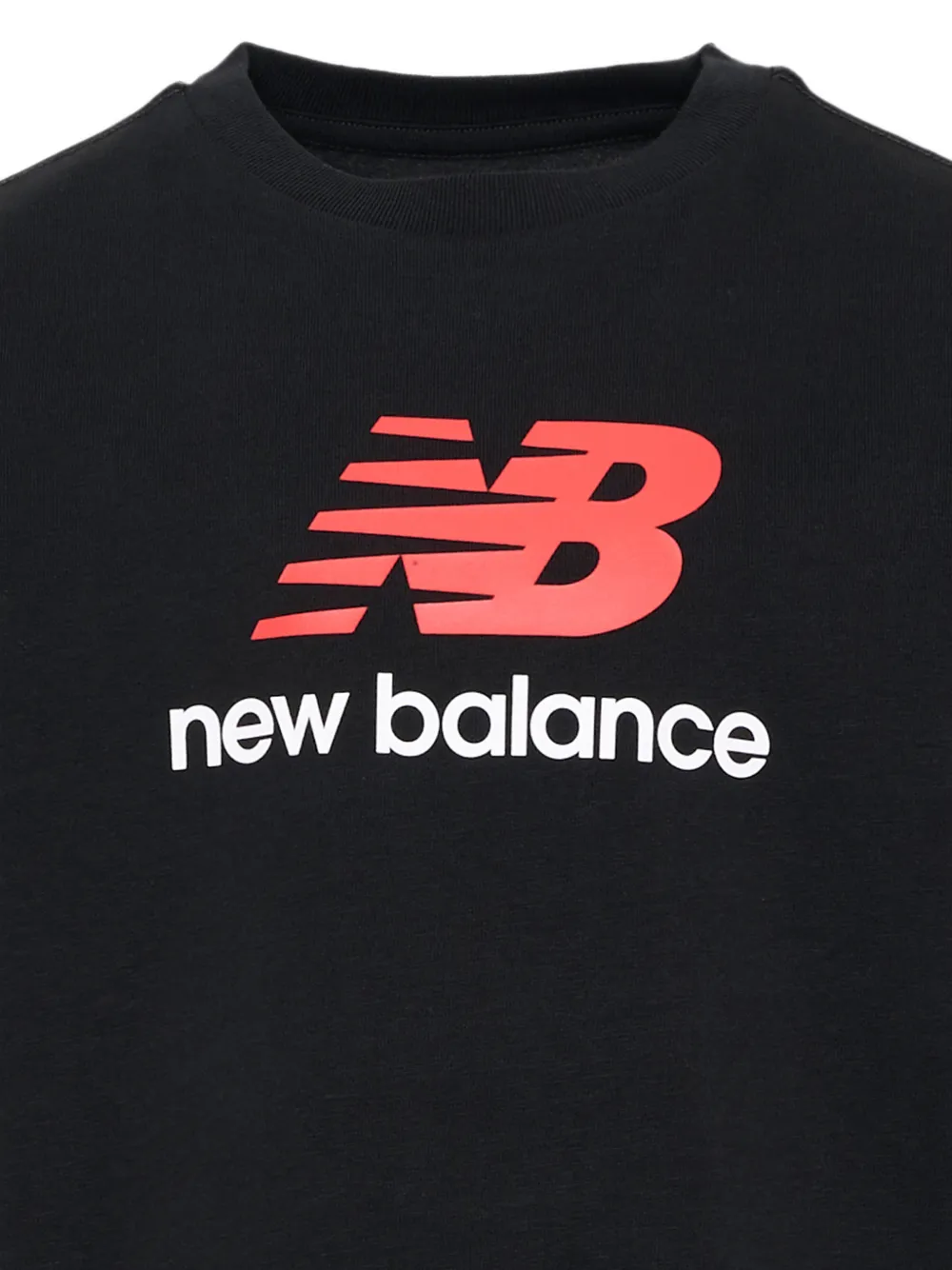 New Balance Kids Sweater met logoprint Zwart