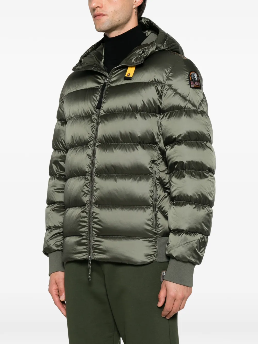 Parajumpers hooded quilted jacket Groen