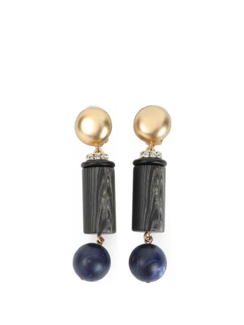 Giorgio Armani crystal-embellished drop earrings