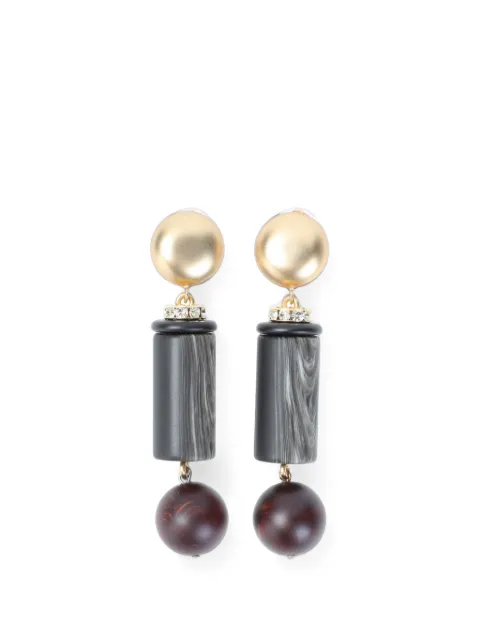 Giorgio Armani crystal-embellished drop earrings