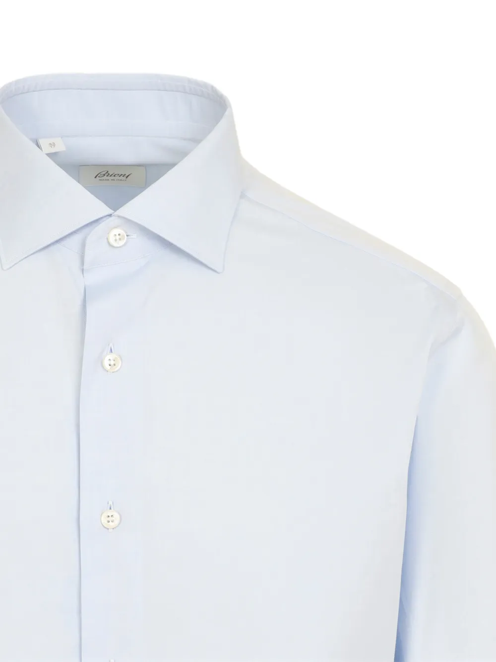 Brioni Katoenen overhemd met lange mouwen Blauw