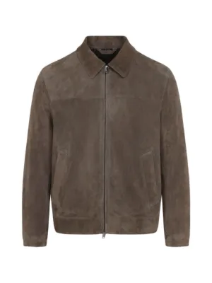 Brioni スエード ジャケット | ブラウン | FARFETCH JP