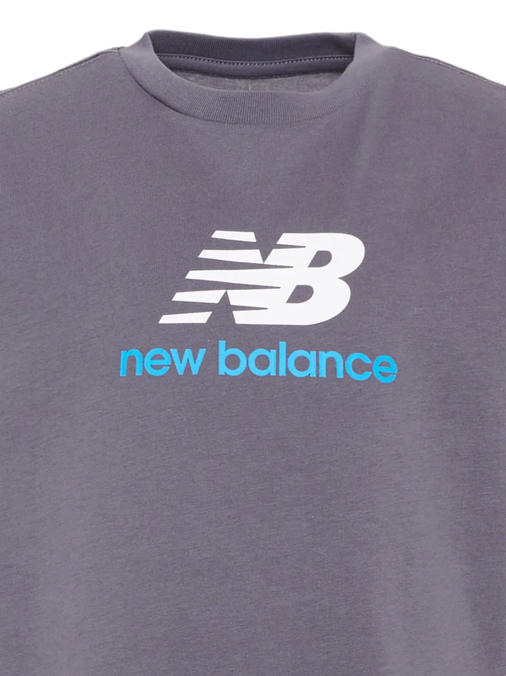 New Balance Kids T-shirt met logoprint Grijs