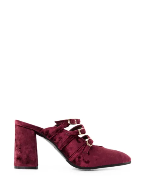 Carel Paris  Fatale buckle-fastening velvet pumps