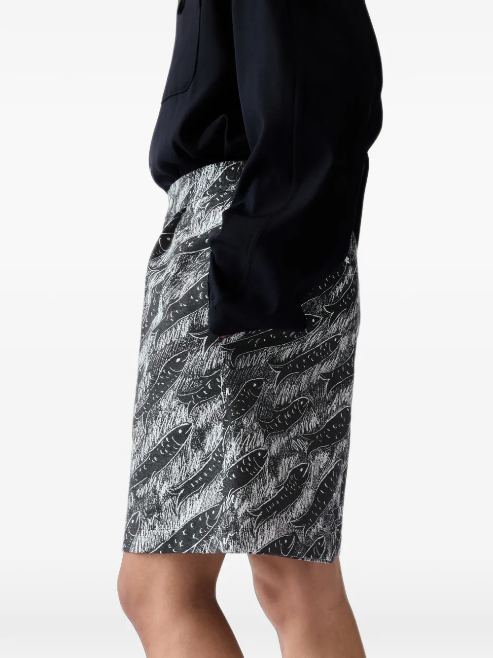 Jacquemus The Pyjama shorts met elastische tailleband Zwart