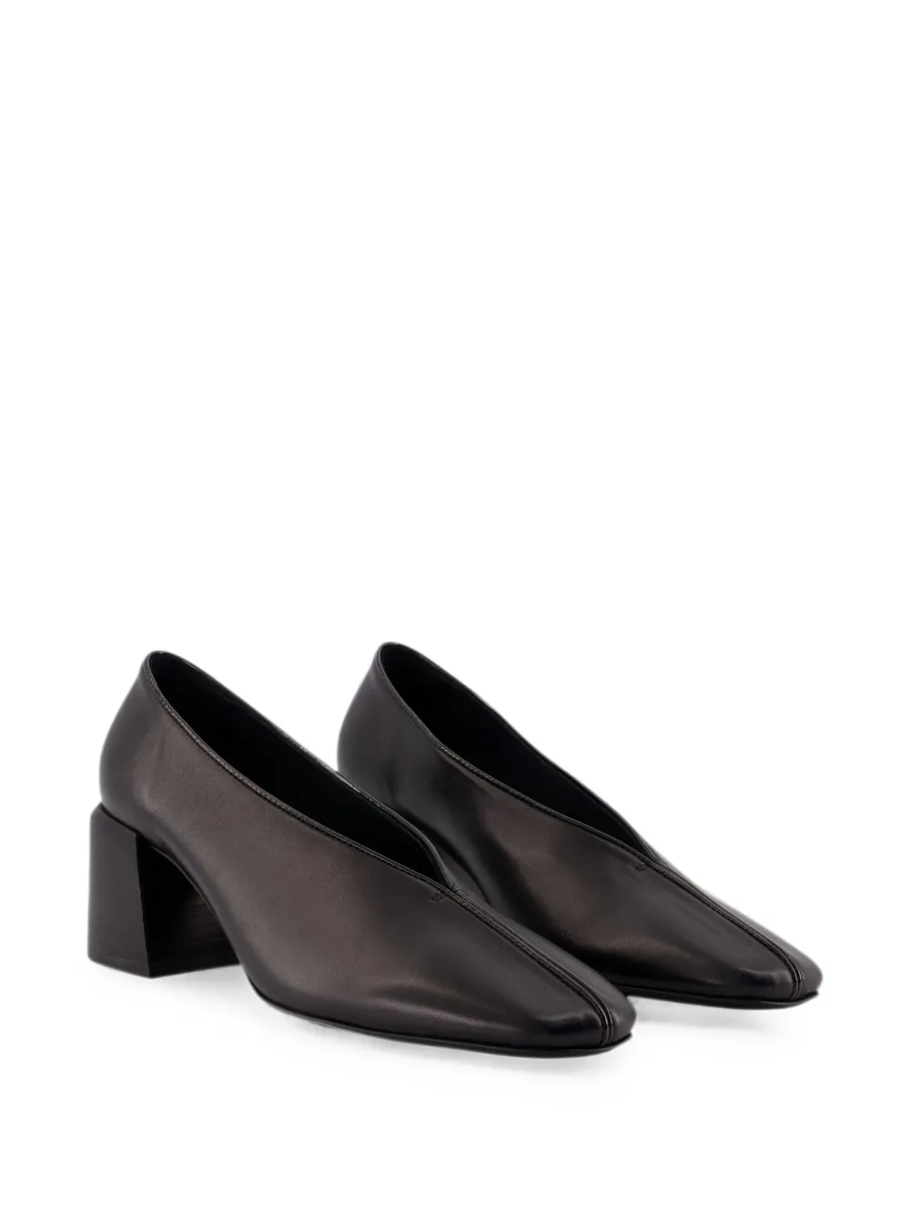 Carel Paris Aurora square-toe pumps Zwart