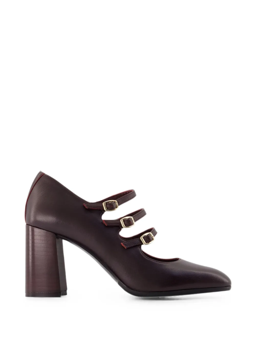 Carel Paris Keel Flex triple-strap pumps Bruin