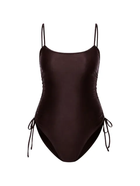 Gottex bañador fruncido con lazo lateral