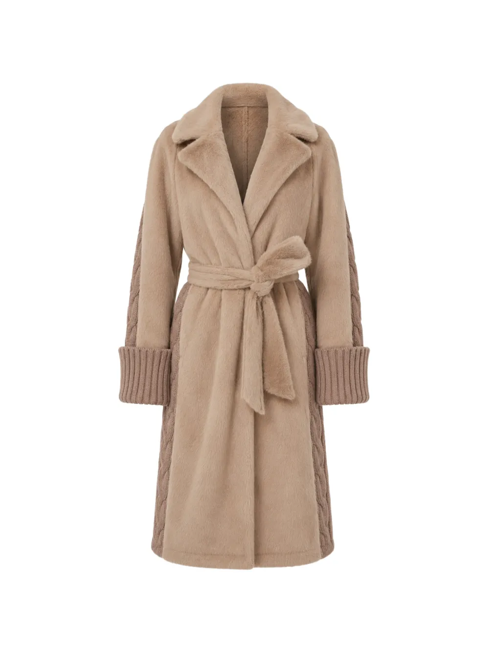 GUESS USA Ludovica cable-knit coat - Toni neutri