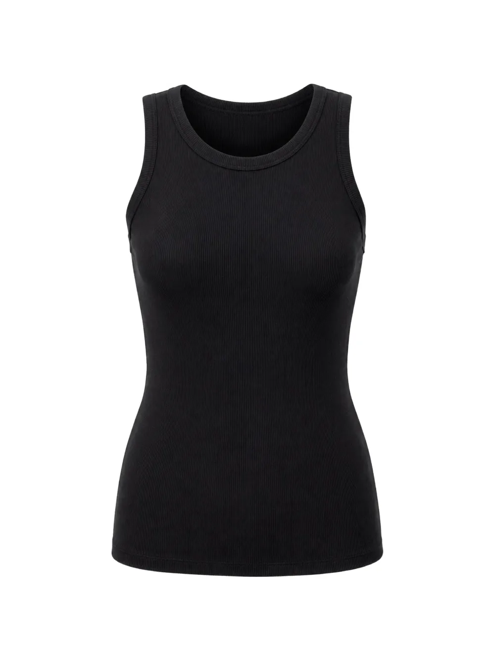 HANDVAERK ribbed tank top - Nero