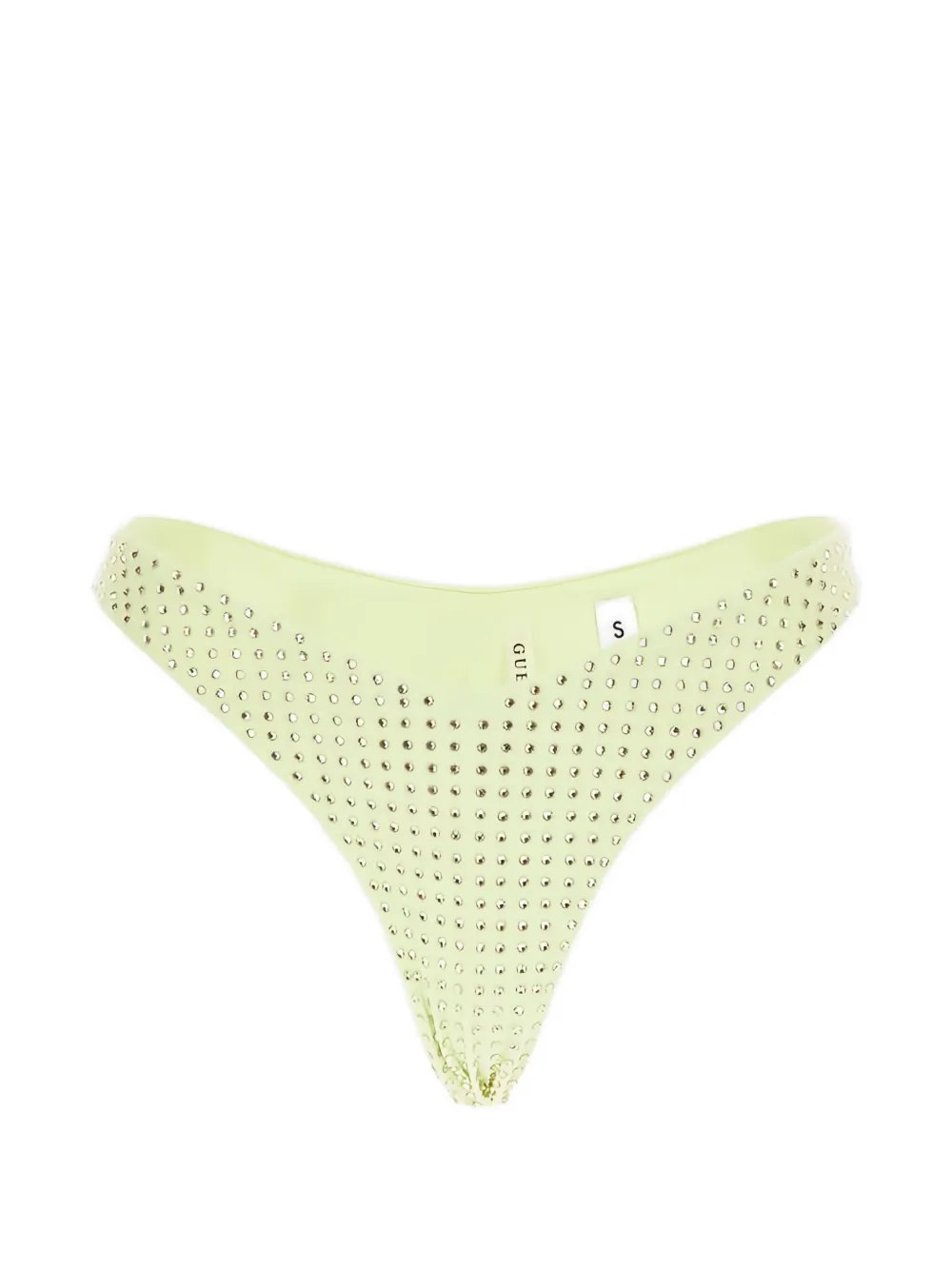 GUESS USA crystal-embellished brazilian bikini bottom