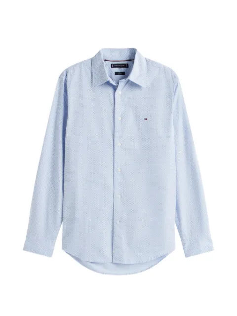 Tommy Hilfiger camisa de popelina con estampado mini