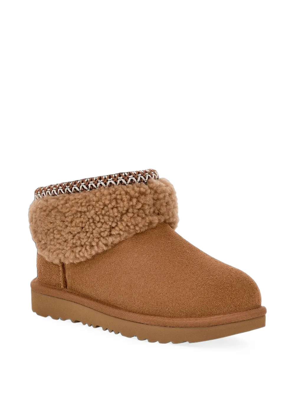 UGG Classic Ultra Mini Curly ankle boots Bruin