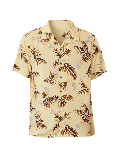 Rip Curl Surf Revival leaf-print shirt