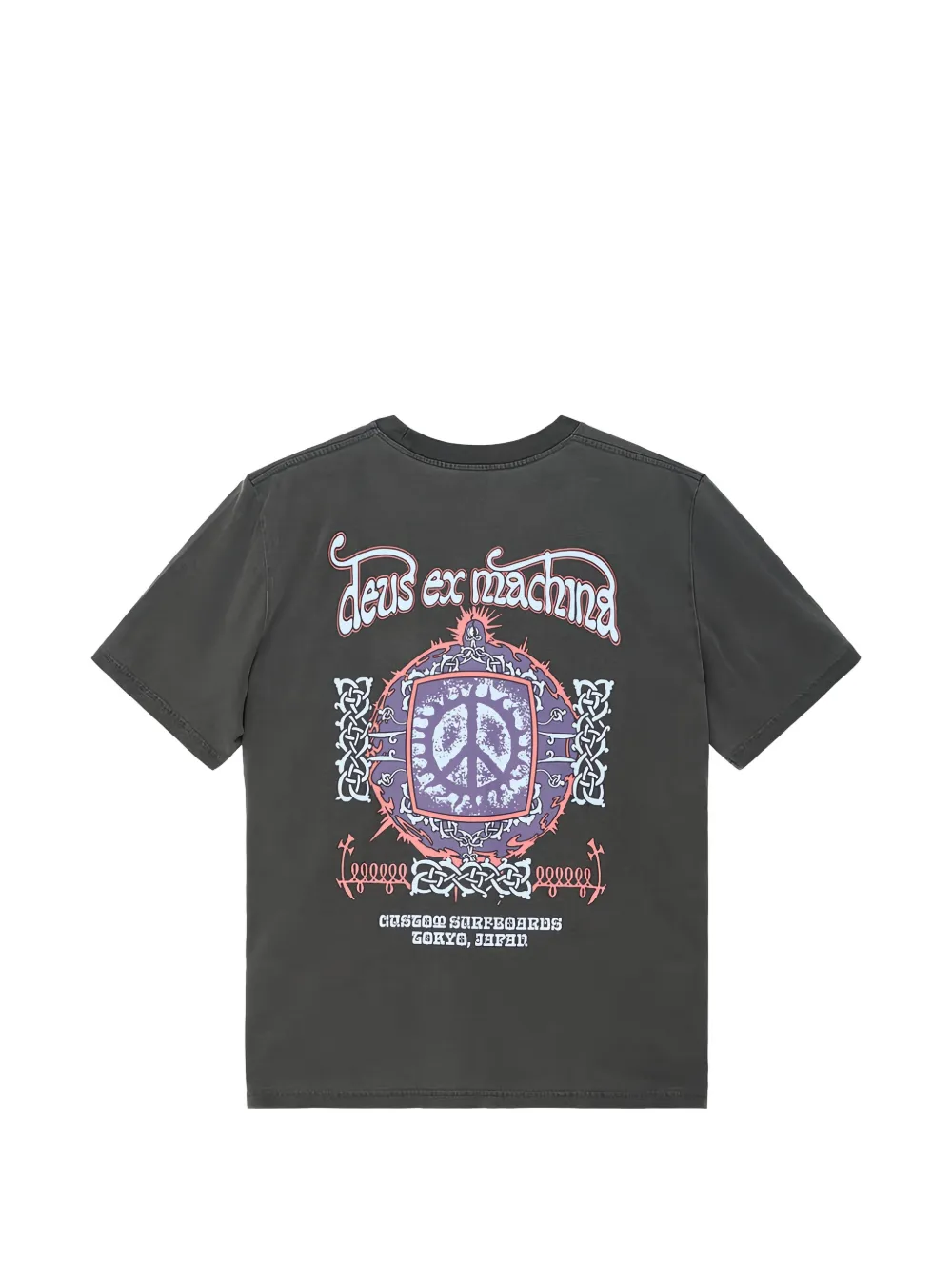 Deus Ex Machina Virtual Insanity T-shirt met grafische print Grijs