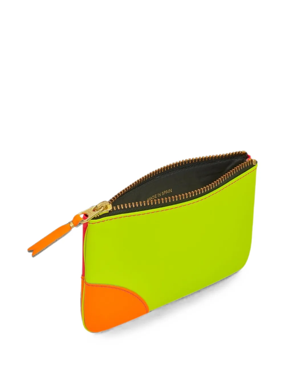 Comme Des Garçons Wallet Leren portemonnee met logoprint Roze
