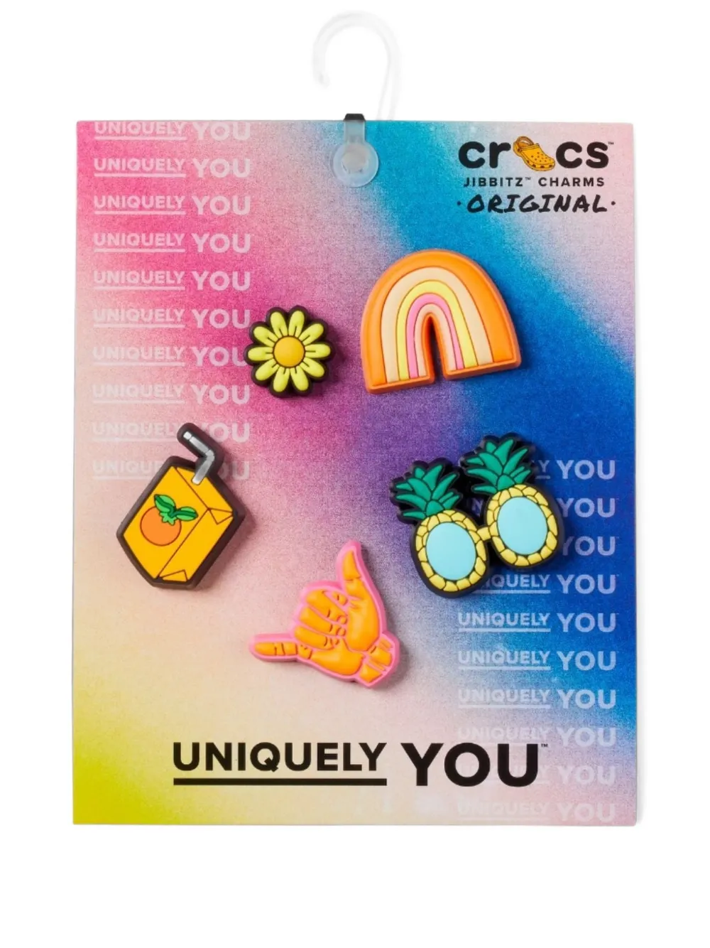 Crocs Jibbitz Sunshine Is Fine shoe charms (set of five) Oranje