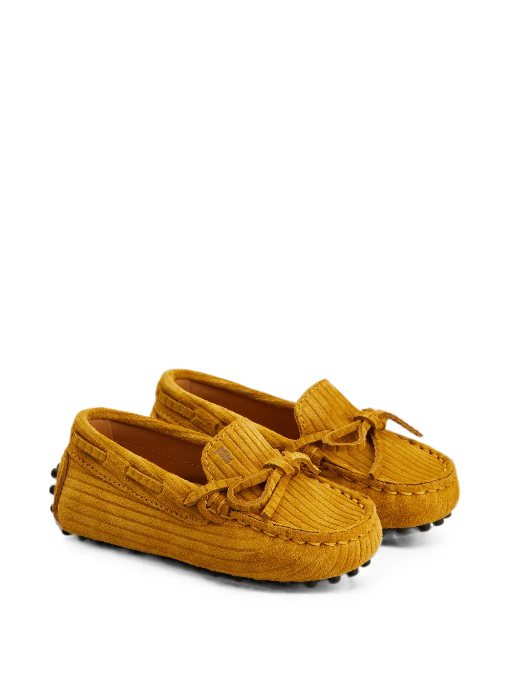 Tod's Kids Mocassini Gommino a coste - Giallo