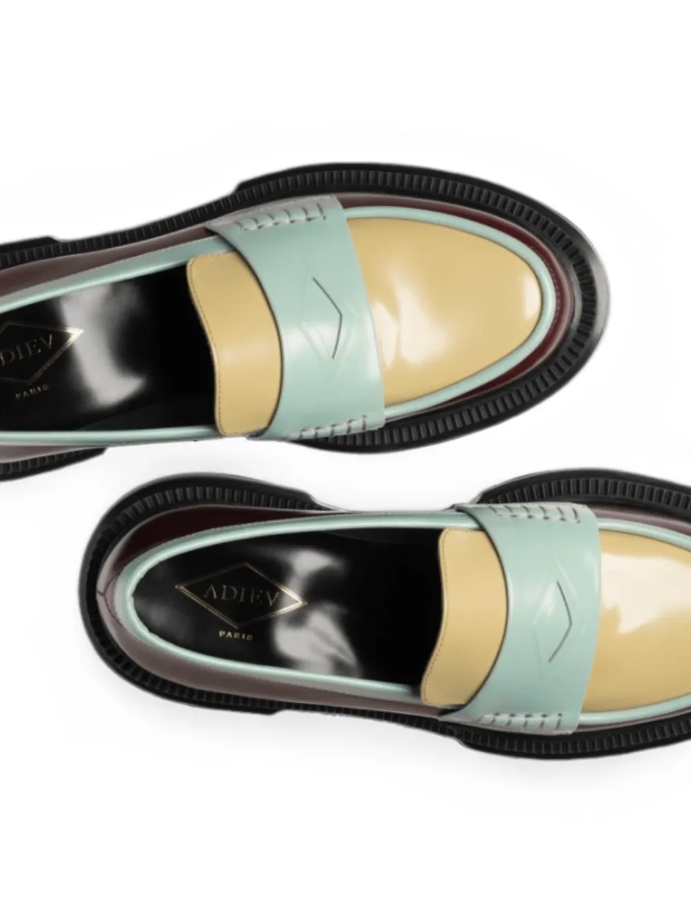 Adieu Paris Type 218 leren loafers Rood