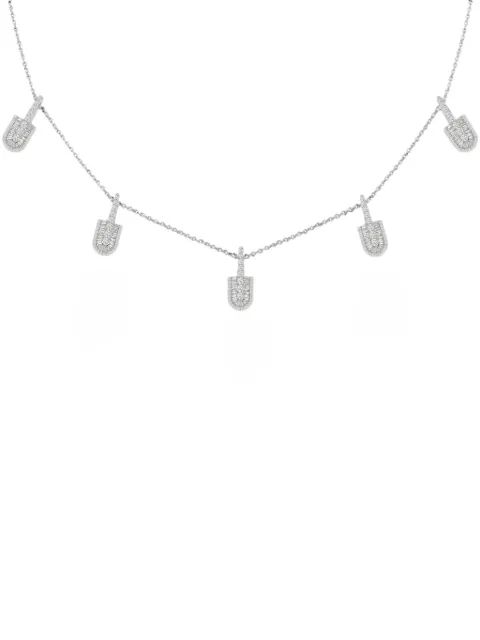 U LOS ANGELES diamond U necklace