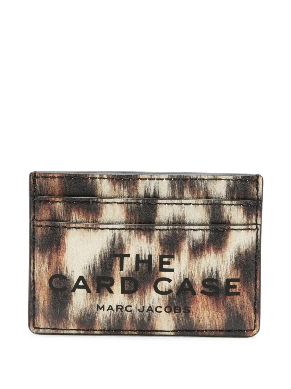 Marc Jacobs Portacarte con stampa animalier - Toni neutri