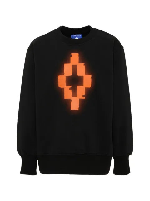 COUNTY OF MILAN graphic-print cotton sweater