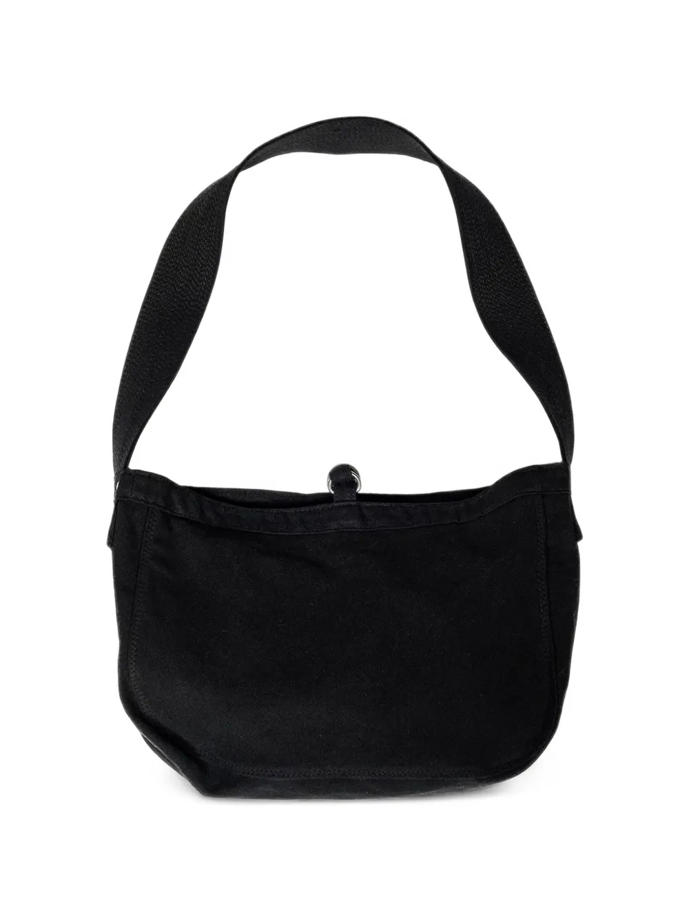 TAIGA TAKAHASHI small Lot. 018 cotton shoulder bag - Black