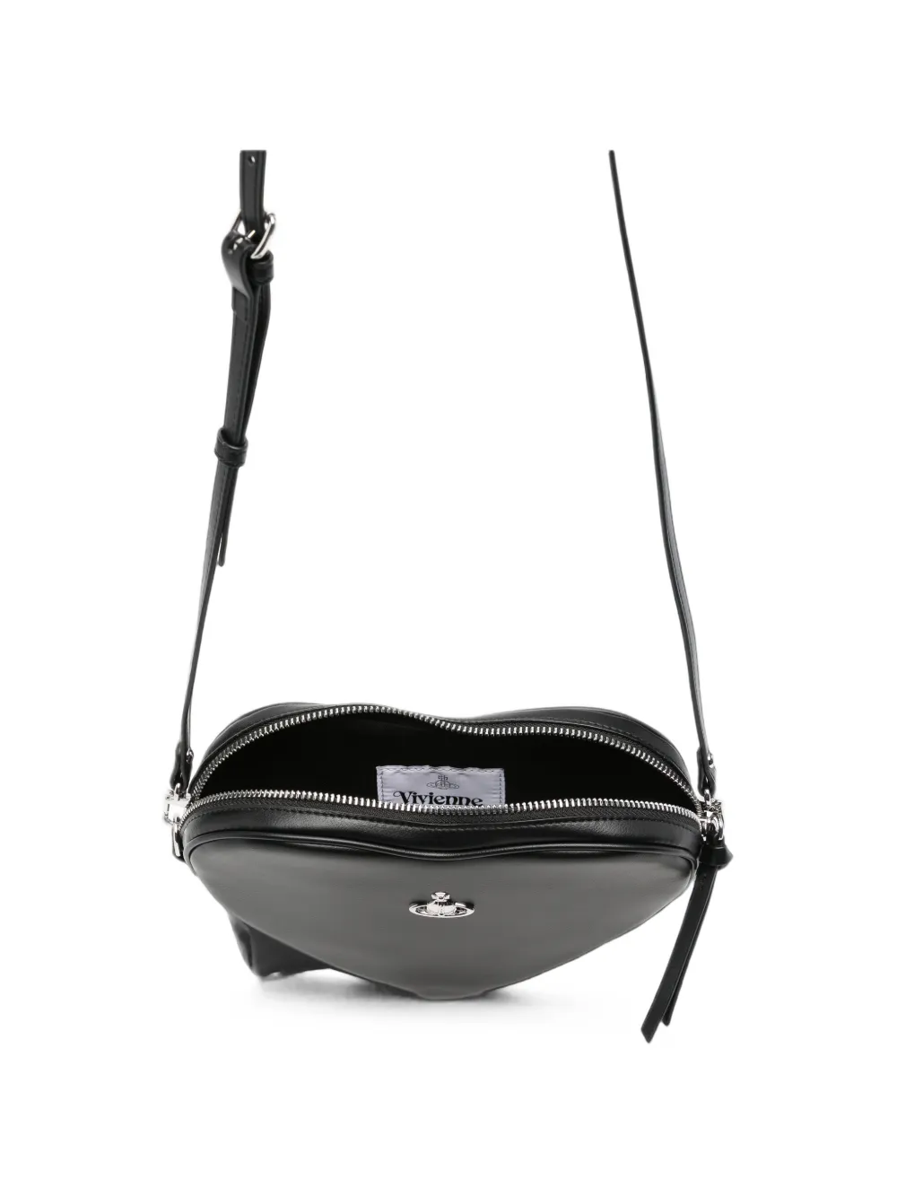 Vivienne Westwood Alexa Heart crossbodytas Zwart