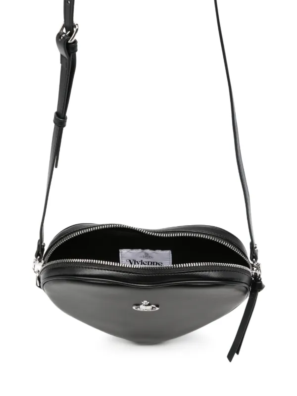 Vivienne Westwood Alexa Heart Crossbody Bag | Black | FARFETCH