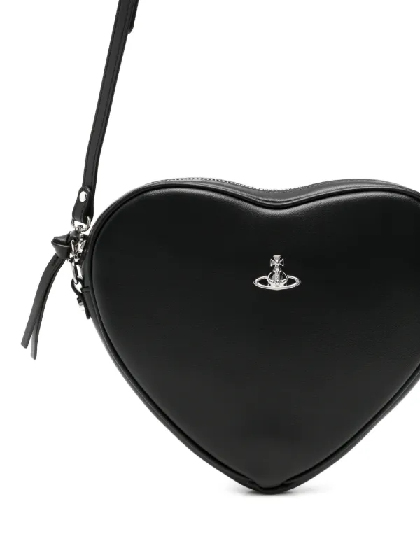 Vivienne Westwood Alexa Heart Crossbody Bag | Black | FARFETCH