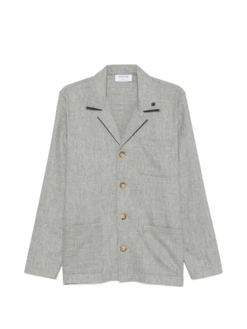 Gran Sasso button-up notched-lapels shirt