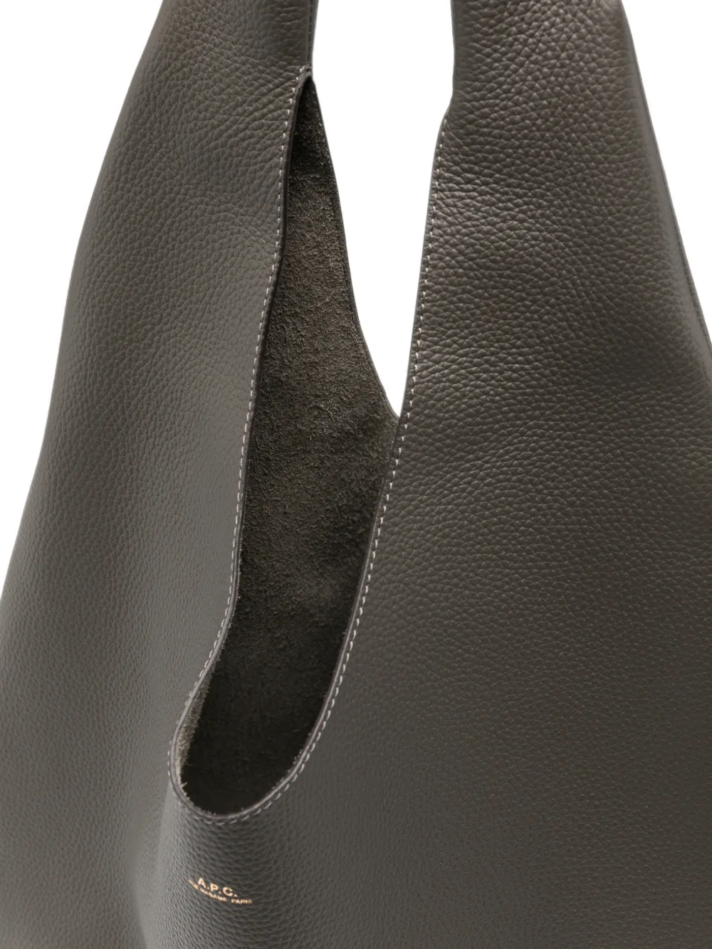 A.P.C. Schoudertas met logoprint Grijs