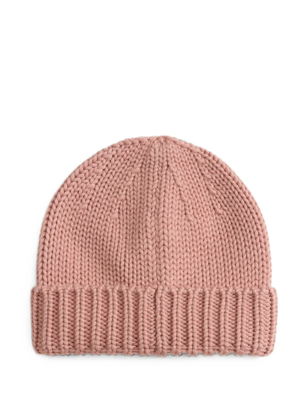 Woolrich Kids logo-embroidered ribbed-trim beanie hat Roze
