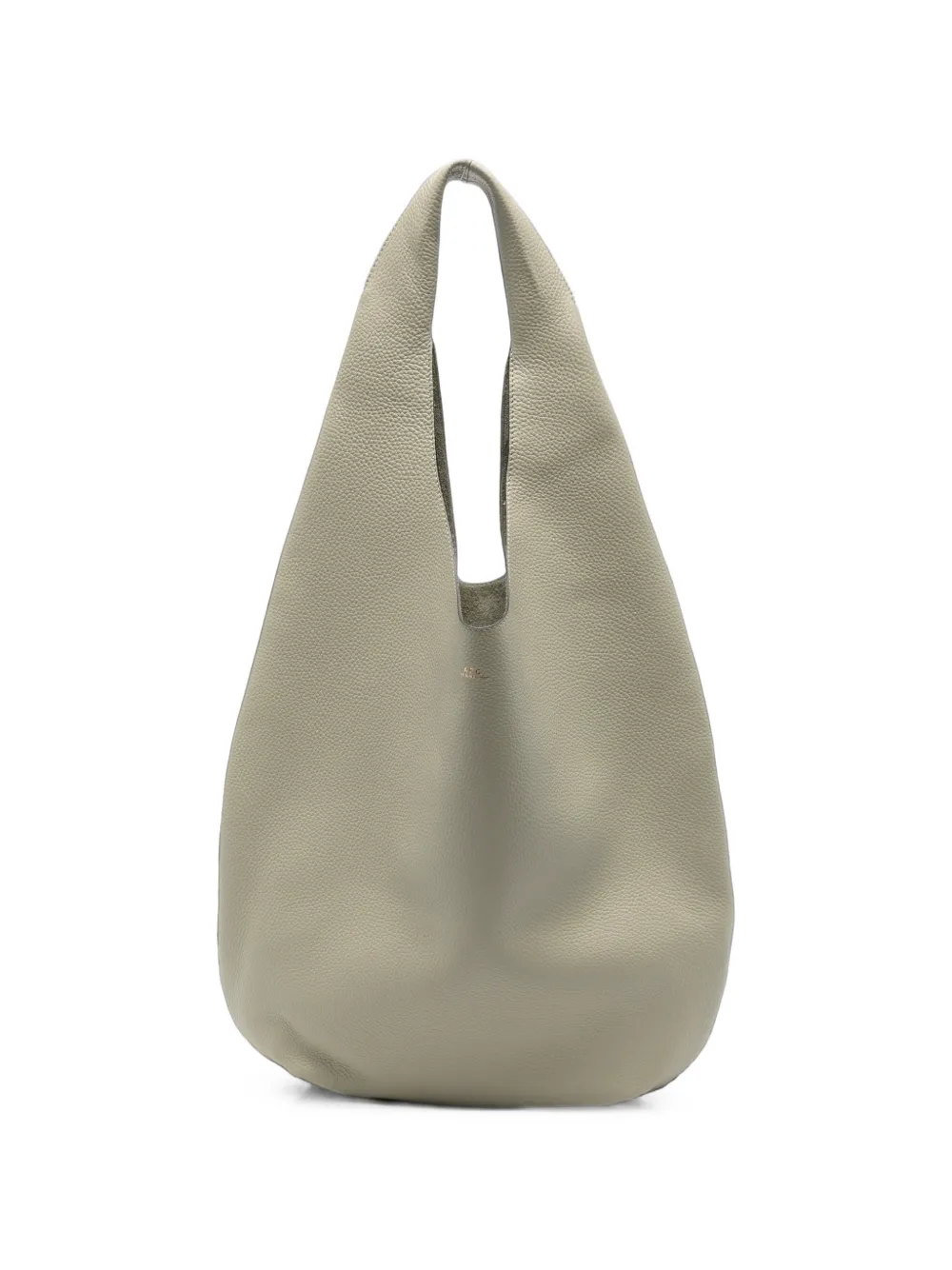 A.P.C. Virginie pebbled-leather shoulder bag - Grün