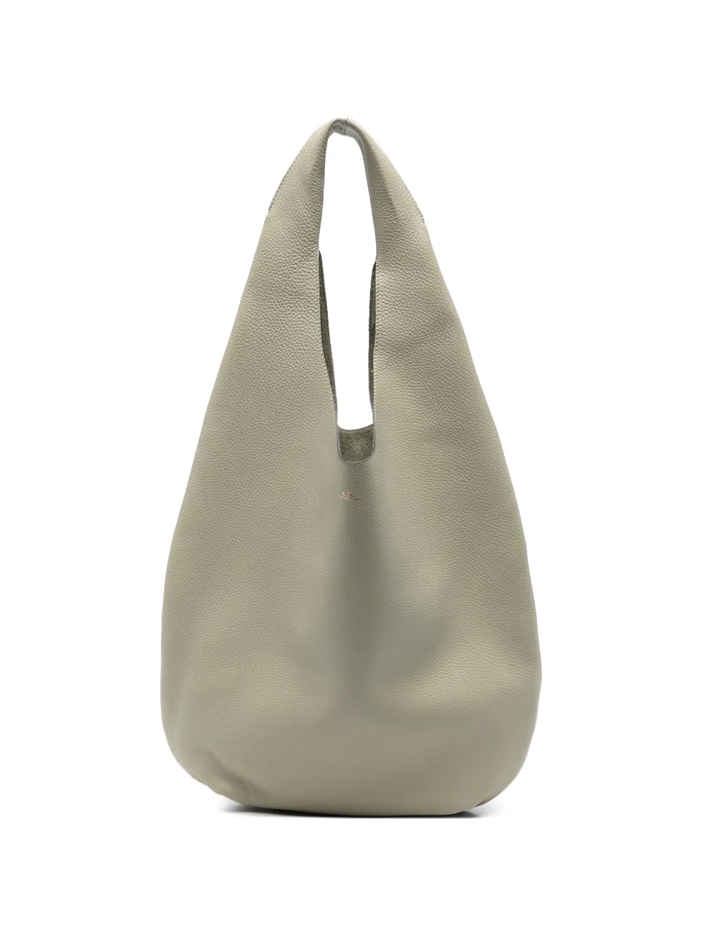 A.P.C. Virginie pebbled-leather shoulder bag - Verde