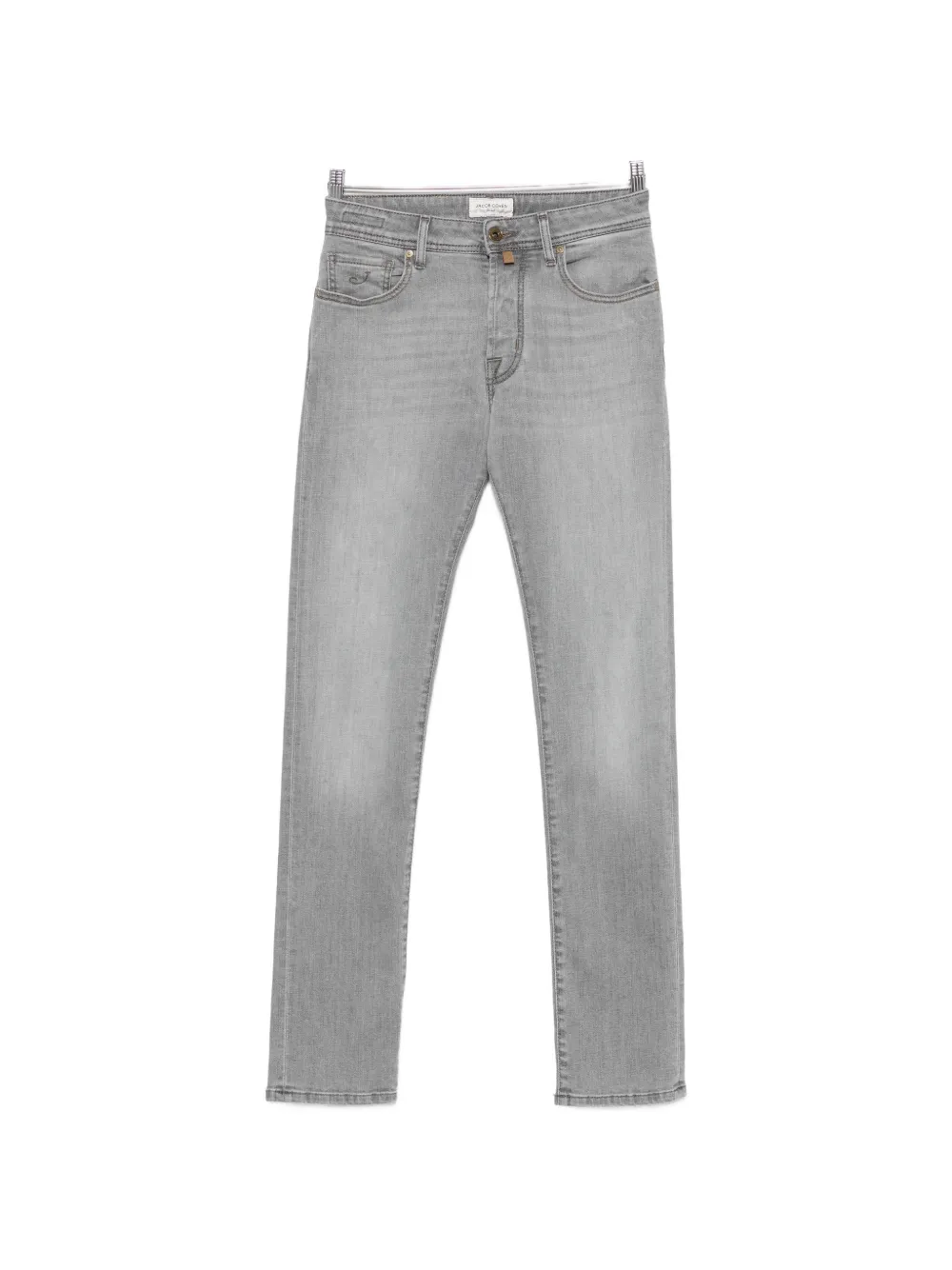 Jacob Cohën Bard logo-patch slim-fit jeans Grijs