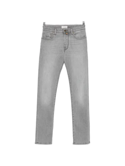 Jacob Cohën Bard logo-patch slim-fit jeans