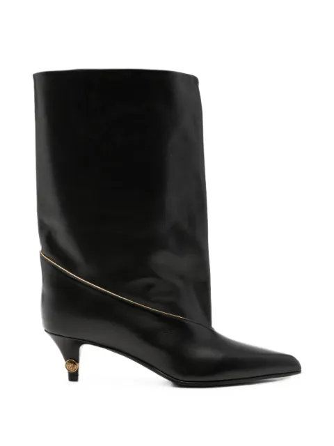 Versace leather ankle boots