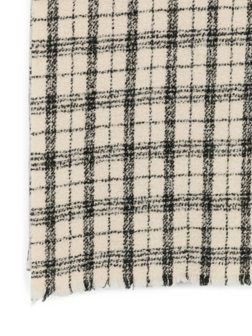 Destin Geruite sjaal Beige
