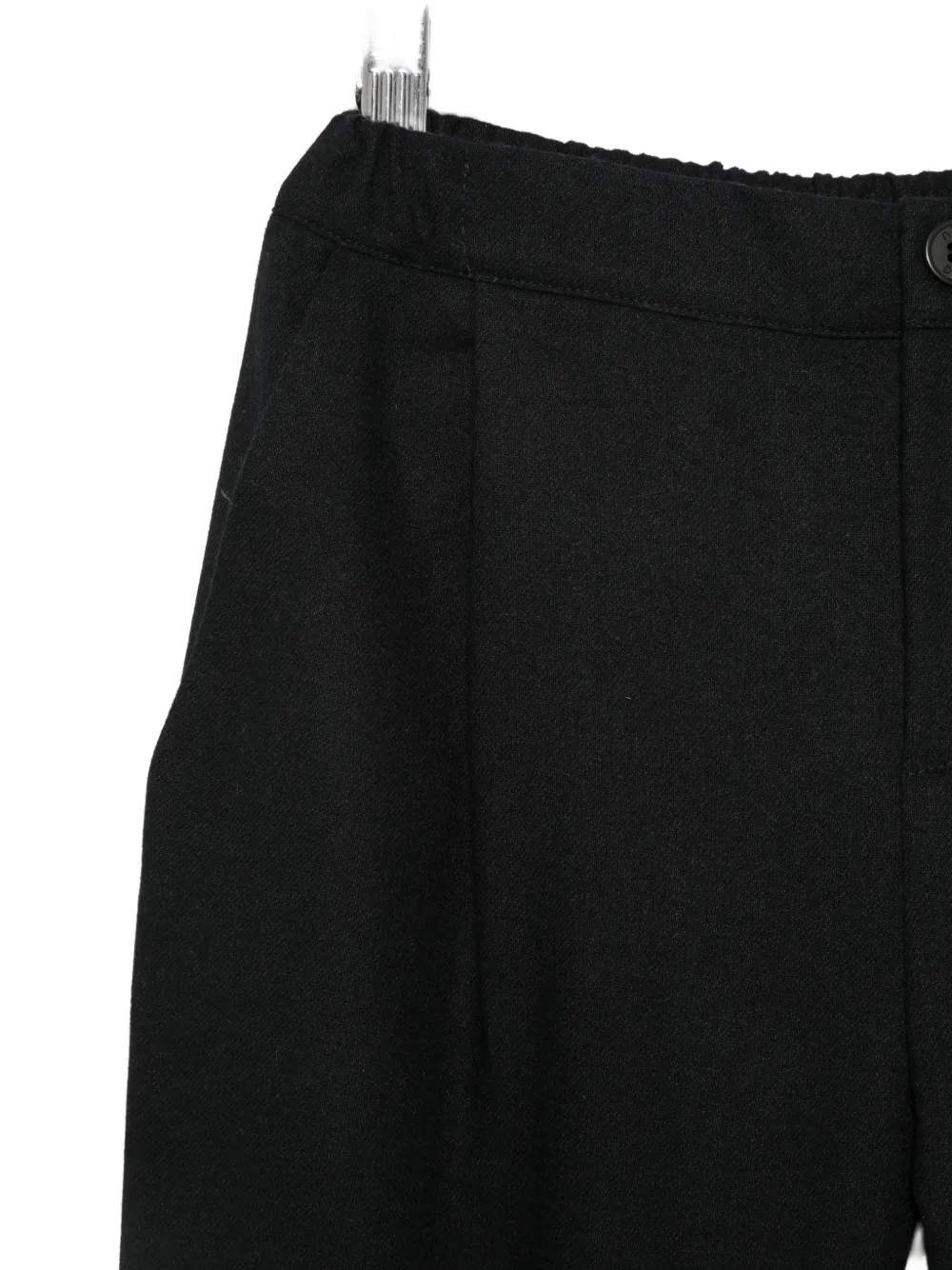 Douuod Kids Broek met geplooid detail Zwart