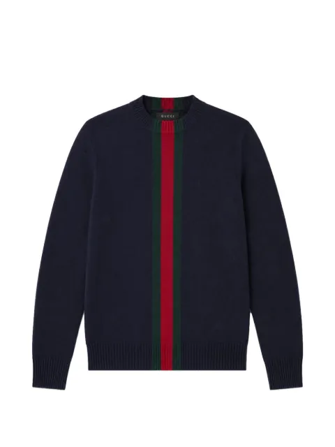 Gucci Kids Web stripe wool sweater