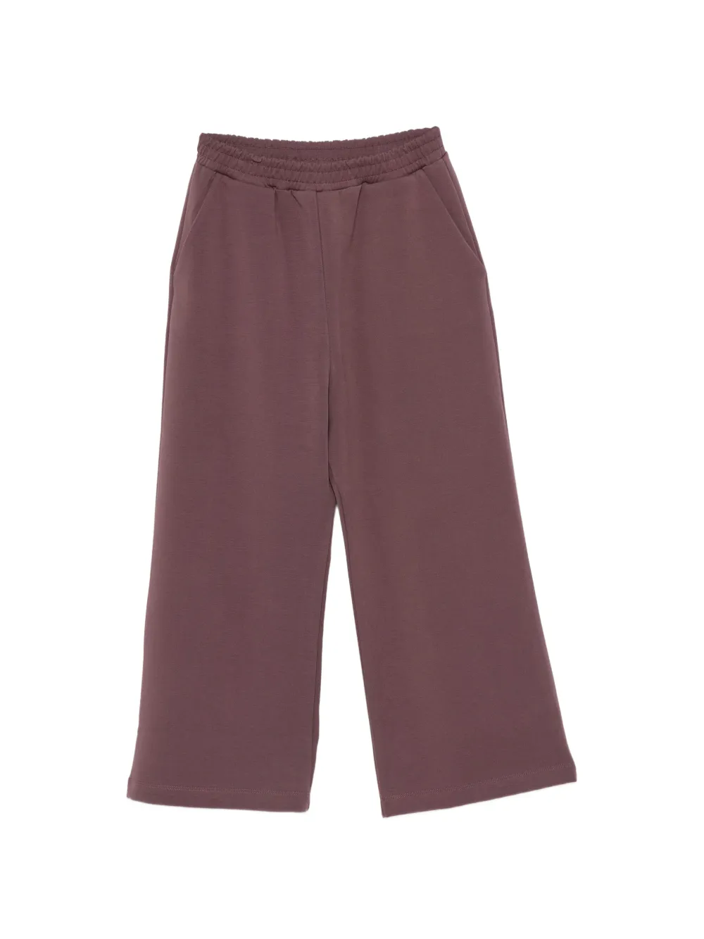 Douuod Kids Pantaloni a gamba ampia con vita elasticizzata - Viola
