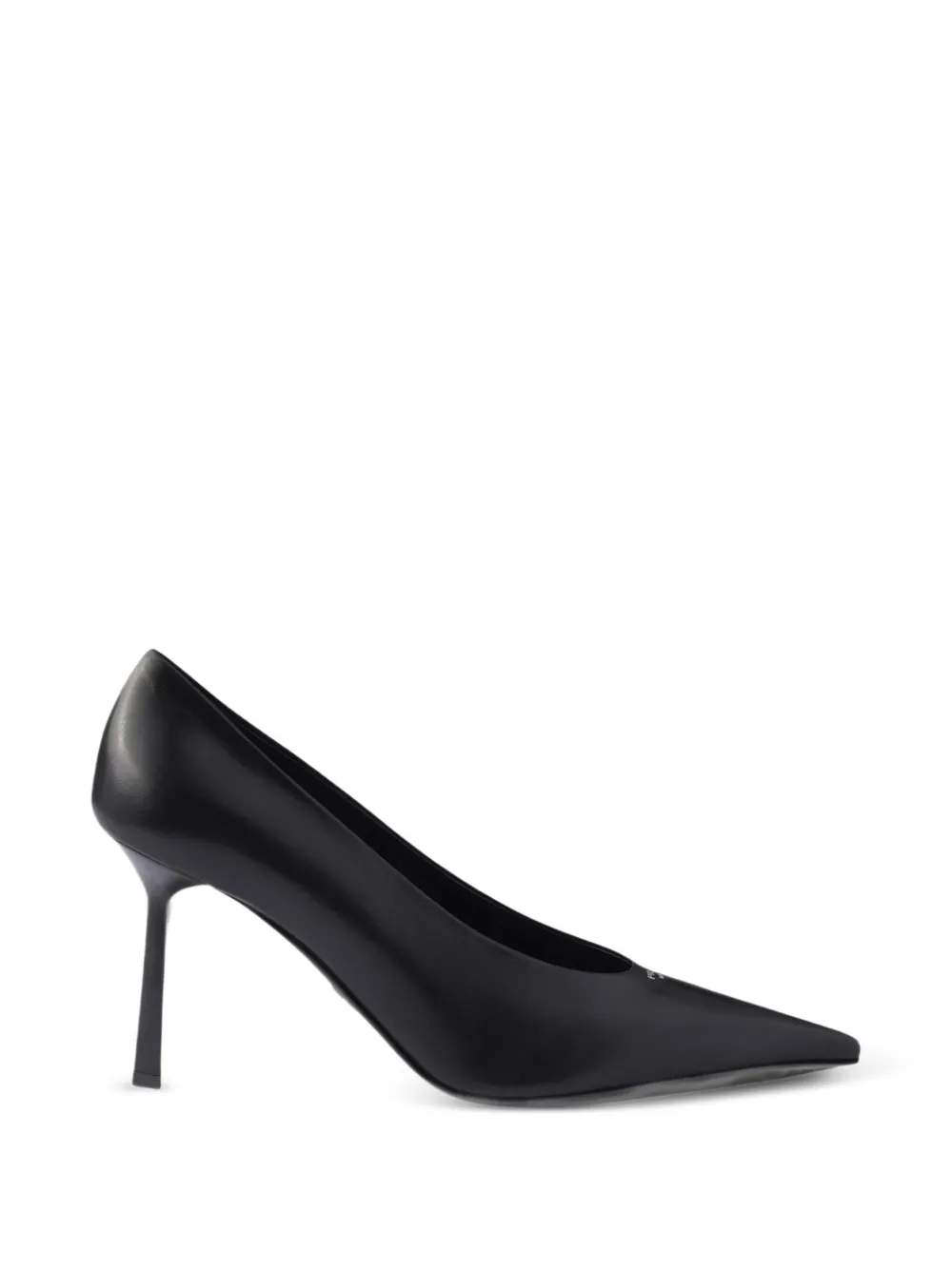 Prada leather pumps Zwart