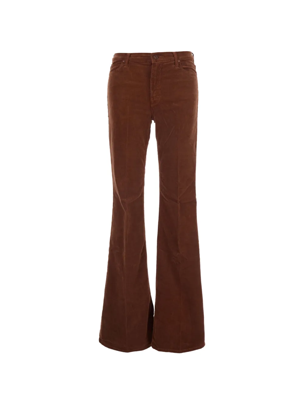 MOTHER The Doozy corduroy flared trousers - Braun