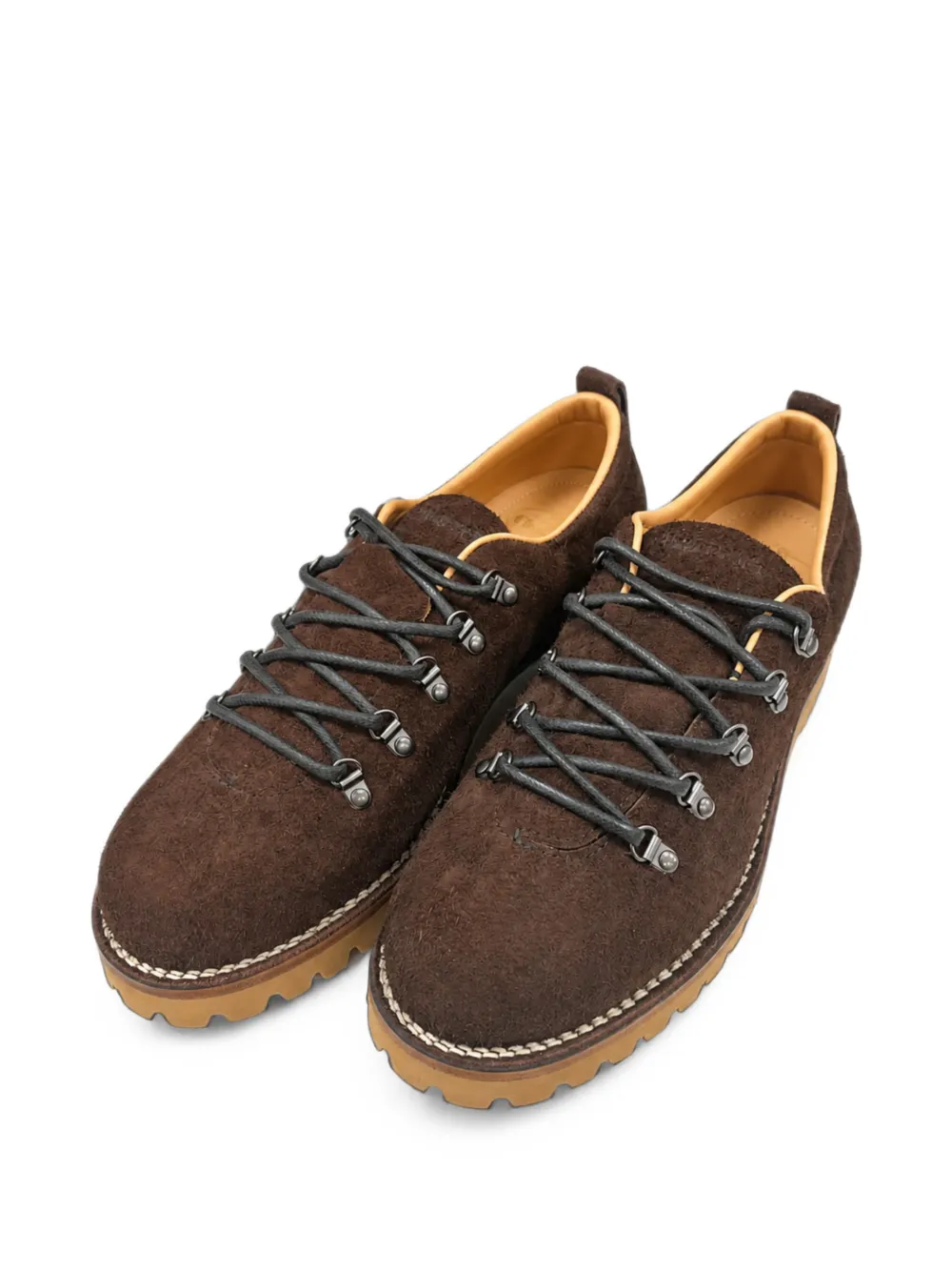 Church's suede ridged-sole derby shoes Bruin